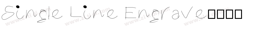 Single Line Engrave字体转换 Single Line Engrave字体转换
